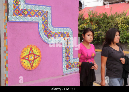 Santiago Cile, Barrio Patronato, quartiere degli immigrati, Antonia Lopez de bello, Rincon Arabesco, Arabo, ristorante etnico, ristoranti, cibo, mangiare, mangiare fuori, M Foto Stock