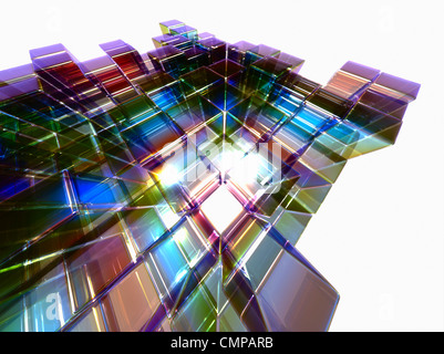 3d sfondo astratto Foto Stock