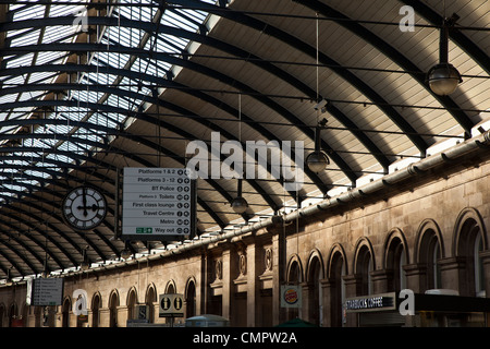 Il tetto, Newcastle upon Tyne Central Station Foto Stock