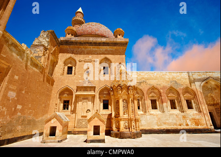 Ishak Pasha Palace (İshak Paşa Sarayı). Doğubeyazıt distretto di Ağrı provincia orientale della Turchia. Foto Stock