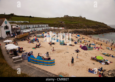 Porthgwidden Beach, St Ives, Cornwall,l'Inghilterra,UK. Foto Stock