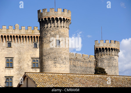 Italia, Lazio, Bracciano, Castello Orsini Odescalchi Foto Stock