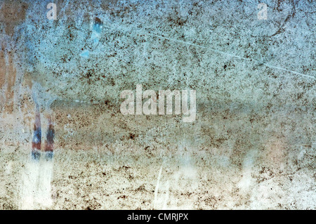 Molto sporca finestra di vetro, immagine è adatto come sfondo per il vostro design. Foto Stock