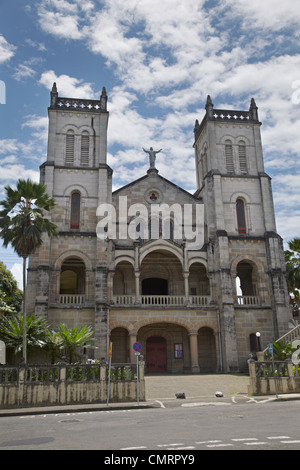 La Cattedrale del Sacro Cuore, Suva, Viti Levu, Figi e Sud Pacifico Foto Stock