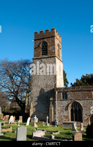 La Chiesa di San Nicola, Tadmarton, Oxfordshire, England, Regno Unito Foto Stock