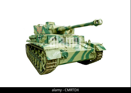 Un taglio al di fuori del Panzerkampfwagen IV serbatoio, utilizzato dai nazisti forze tedesche durante il WW2 Foto Stock