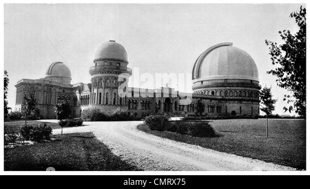 1919 Yerkes telescopio astronomico osservatorio di astronomia Williams Bay Wisconsin Foto Stock