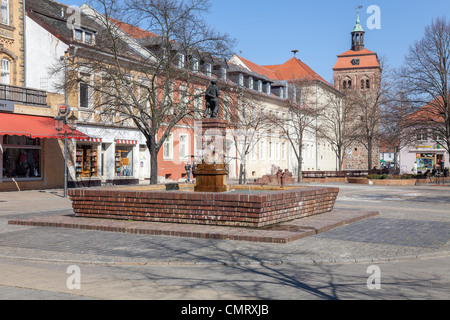 Breite Strasse, Luckenwalde, Brandeburgo, Germania Foto Stock