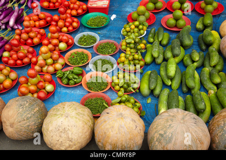 Sigatoka produrre mercato, Sigatoka, Coral Coast, Viti Levu, Figi e Sud Pacifico Foto Stock
