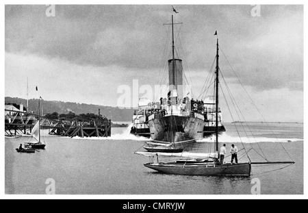 1923 La Marguerite Menai Bridge Porthaethwy Isola di Anglesey nel Galles del nord Foto Stock