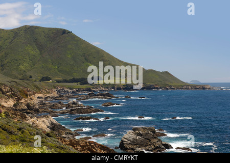 Carnel California con scenic fronte mare e le scogliere Foto Stock