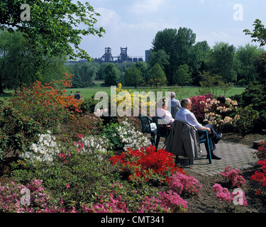 Bundesgartenschau 1991 im Westfalenpark a Dortmund, Ruhrgebiet, Renania settentrionale-Vestfalia Foto Stock