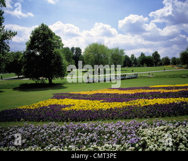 Bundesgartenschau 1991 im Westfalenpark a Dortmund, Ruhrgebiet, Renania settentrionale-Vestfalia Foto Stock