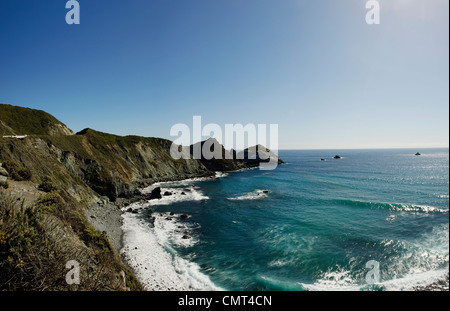 California Pacific Coast Highway panoramica costiera Foto Stock