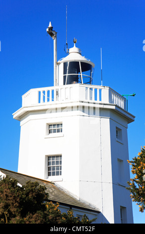 Una vista ravvicinata di Cromer Lighthouse, Norfolk, Inghilterra, Regno Unito. Foto Stock