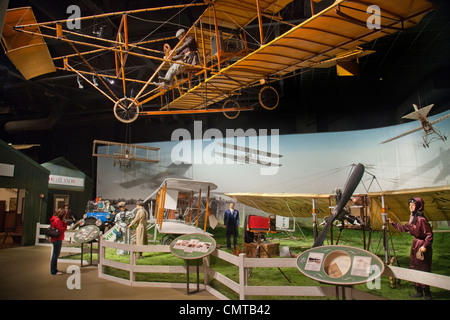 Culla del Museo dell'aviazione Foto Stock