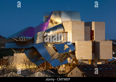 Marques de Riscal winery, Elciego, Alava, Paesi Baschi Foto Stock