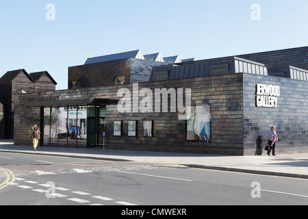 Jerwood Gallery Hastings East Sussex UK. Ora chiamata la Galleria d'Arte Contemporanea di Hastings. Foto Stock