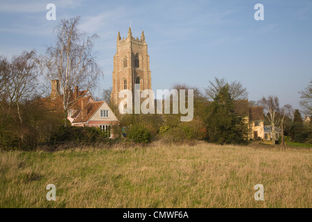 Chiesa parrocchiale Santa Maria Stoke da Nayland, Suffolk, Inghilterra Foto Stock