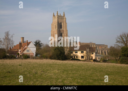 Chiesa parrocchiale Santa Maria Stoke da Nayland, Suffolk, Inghilterra Foto Stock