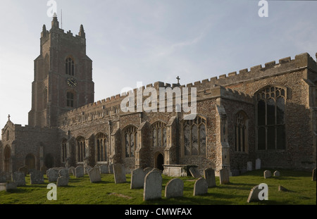 Chiesa parrocchiale Santa Maria Stoke da Nayland, Suffolk, Inghilterra Foto Stock