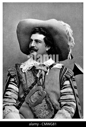 1905 Musketeer ritratto studio Foto Stock