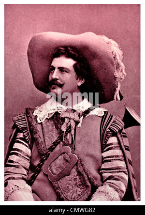 1905 Musketeer ritratto studio Foto Stock