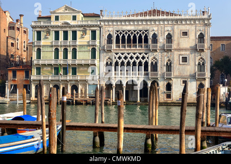 Ca d'Oro, Grand Canal, Venezia, Veneto, Italia Foto Stock