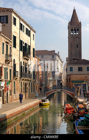 San Barnaba, Dorsoduro, Venezia, Veneto, Italia Foto Stock