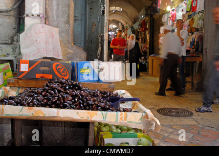 Arabo, il quartiere musulmano della città vecchia - Jeruslam Foto Stock