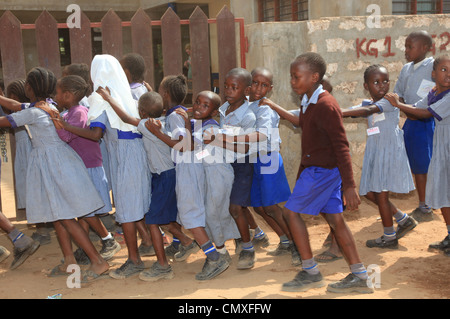 Gli scolari, Ukanda Kenya Africa Foto Stock