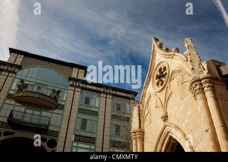 Esclusivo quartiere Santana Row in San Jose, California. Foto Stock