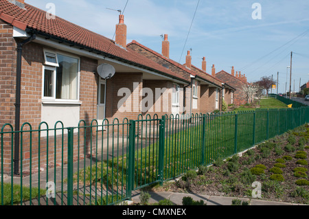 Consiglio bungalows, Gibson Lane, Kippax Foto Stock