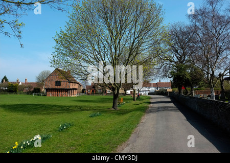 Elstow verde villaggio Bedford Regno Unito 2012 Foto Stock