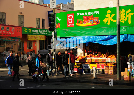 Chinatown di San Francisco, CA Foto Stock