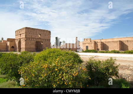 Palazzo El Badi a Marrakech, Marocco Foto Stock