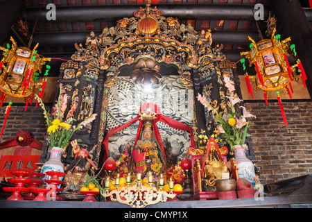 Cina, Hong Kong, Cheung Chau Isola, Pak Tai tempio Foto Stock