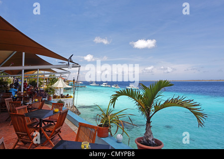 West Indies, Bonaire, Capitano Dons Habitat, diving Resort Foto Stock