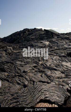 Formazioni di roccia vulcanica, Isole Galapagos Foto Stock