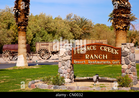 Forno Creek Resort, il Parco Nazionale della Valle della Morte, California USA Foto Stock