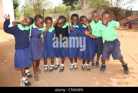 Gli scolari, Ukanda Kenya Africa Foto Stock