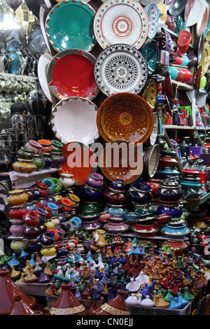 Mercato marocchino in stallo Foto Stock