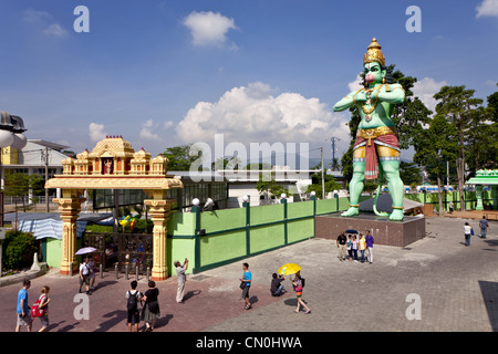 Hanuman statua a Grotte Batu, Kuala Lumpur, Malesia Foto Stock