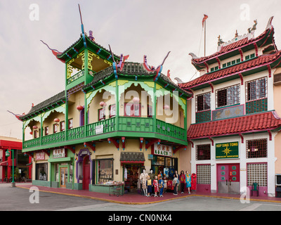 Chinatown Central Plaza, Los Angeles Foto Stock