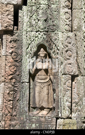 L'Aspara statua Angkor Cambogia Foto Stock