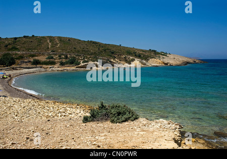 Spiaggia di Kamares, Lipsi Island, Dodecaneso, Grecia Foto Stock