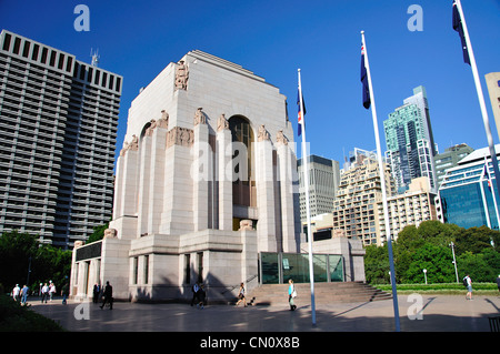 ANZAC War Memorial, Hyde Park, il quartiere centrale degli affari di Sydney, Nuovo Galles del Sud, Australia Foto Stock