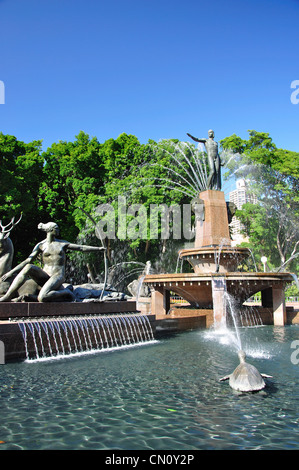 L'Archibald Fontana, Hyde Park, Sydney, Nuovo Galles del Sud, Australia Foto Stock