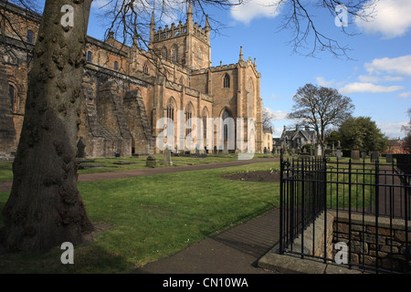 Dunfermline Abbey situato in Fife città di Dunfermline Foto Stock