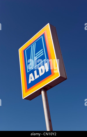 Supermercato Aldi - logo Foto Stock